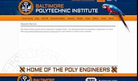 
							         Parent Portal - Baltimore Polytechnic Institute								  
							    