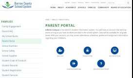 
							         Parent Portal | Barrow County School System								  
							    