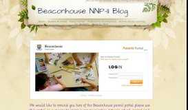 
							         Parent Portal - Beaconhouse NNP-II Blog								  
							    