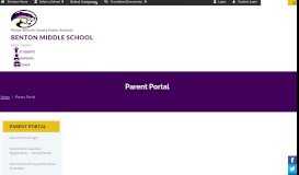
							         Parent Portal - Benton Middle School								  
							    