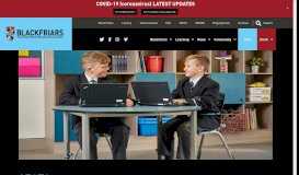 
							         Parent Portal - Blackfriars Priory School								  
							    