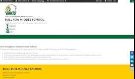 
							         Parent Portal - Bull Run Middle School								  
							    