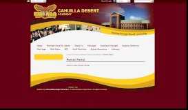 
							         Parent Portal - Cahuilla Desert Academy								  
							    
