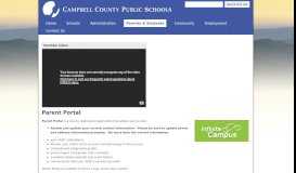 
							         Parent Portal - Campbell County Public Schools								  
							    