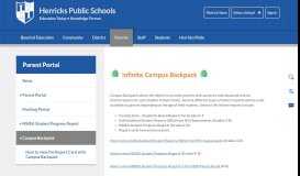 
							         Parent Portal / Campus Backpack - Herricks Public Schools								  
							    