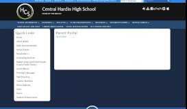 
							         Parent Portal - Central Hardin High School								  
							    