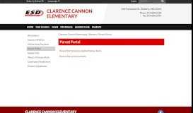 
							         Parent Portal - Clarence Cannon Elementary - Elsberry School District								  
							    