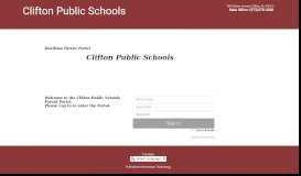 
							         Parent Portal - Clifton - 999015. fridayparentportal.com								  
							    