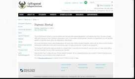 
							         Parent Portal - Collingwood Collegiate Institute								  
							    