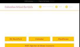 
							         Parent Portal - Columbus School for Girls								  
							    