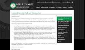 
							         Parent Portal – Counselor's Corner – Belle Chasse Primary School								  
							    