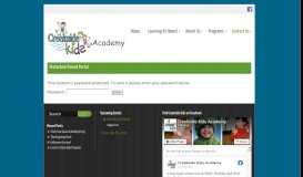 
							         Parent Portal - Creekside Kids Academy								  
							    