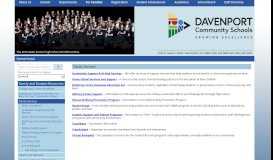 
							         Parent Portal | Davenport Schools - Davenport Community Schools								  
							    
