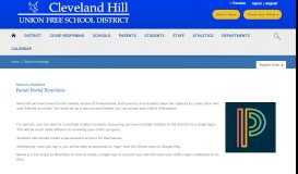 
							         Parent Portal Directions - Cleveland Hill Schools								  
							    
