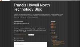 
							         Parent Portal District ID - Francis Howell North Technology Blog								  
							    
