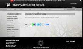 
							         Parent Portal District ID - River Valley Middle School								  
							    