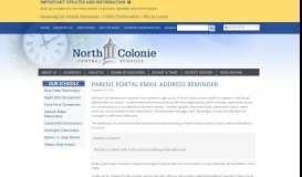 
							         Parent Portal email address reminder | North Colonie Central School ...								  
							    