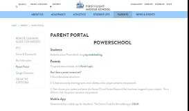 
							         Parent Portal - First Flight Middle School								  
							    