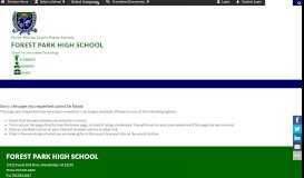 
							         Parent Portal - Forest Park High School								  
							    