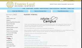 
							         Parent Portal - Frontier Local School District								  
							    