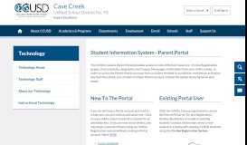 
							         Parent Portal & Grades Online - Cave Creek Unified School District								  
							    