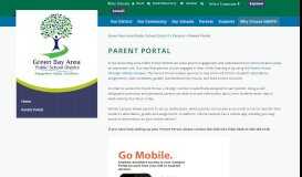 
							         Parent Portal - Green Bay Area Public School District								  
							    