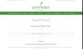 
							         Parent Portal | Green Hedges School | Private School in Vienna, VA ...								  
							    