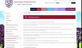 
							         Parent Portal Guidance | Kennington Primary School								  
							    