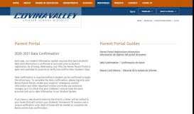 
							         Parent Portal Guides - Covina-Valley Unified School District								  
							    