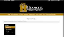 
							         Parent Portal - Henrietta Independent School District								  
							    