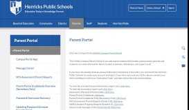 
							         Parent Portal - Herricks Public Schools								  
							    