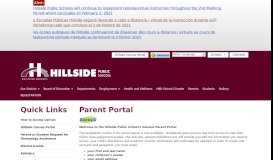 
							         Parent Portal - Hillside Public Schools								  
							    