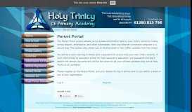 
							         Parent Portal | Holy Trinity CE Primary Academy, Wiltshire								  
							    