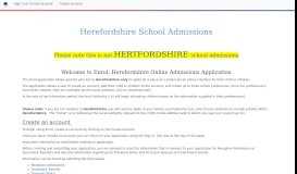
							         Parent Portal: Home - Herefordshire Council								  
							    