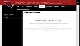 
							         Parent Portal / Home - Pompton Lakes School District								  
							    