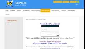 
							         Parent Portal / Home - Richland County School District One								  
							    