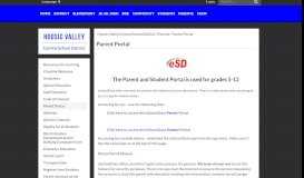 
							         Parent Portal - Hoosic Valley Central School District								  
							    