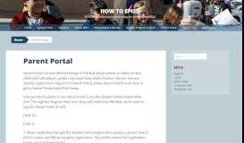 
							         Parent Portal | How to EPISD								  
							    