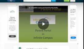 
							         Parent Portal in Infinite Campus - ppt video online download								  
							    