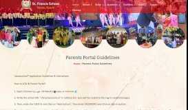 
							         Parent Portal | India's Best ERP ... - St. Francis School Ranchi								  
							    
