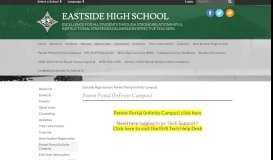 
							         Parent Portal (Infinite Campus) - Eastside High School								  
							    