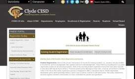 
							         Parent Portal Info - Clyde Independent School District								  
							    