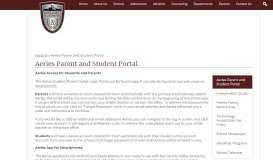 
							         Parent Portal Information and Online Registration Information ...								  
							    