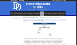 
							         Parent Portal Information - Dexter Consolidated Schools								  
							    