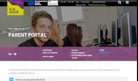 
							         Parent Portal | Information For Parents | Hull College | Hull College								  
							    