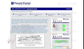 
							         Parent Portal - Information for Schools								  
							    