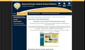 
							         Parent Portal Information - General Brown Central School District								  
							    