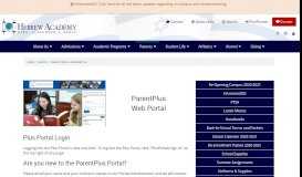 
							         Parent Portal Information :: Hebrew Academy (RASG)								  
							    