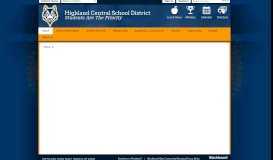 
							         Parent Portal Information - Highland - Highland Central School District								  
							    