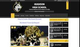 
							         Parent Portal Information - Hughson High School								  
							    